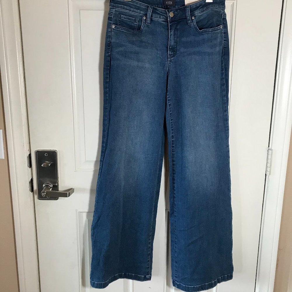NWT NYDJ Wide Leg Trouser Brickell Jeans - Picture 1 of 4